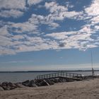 Travemünder Strand mit Himmel