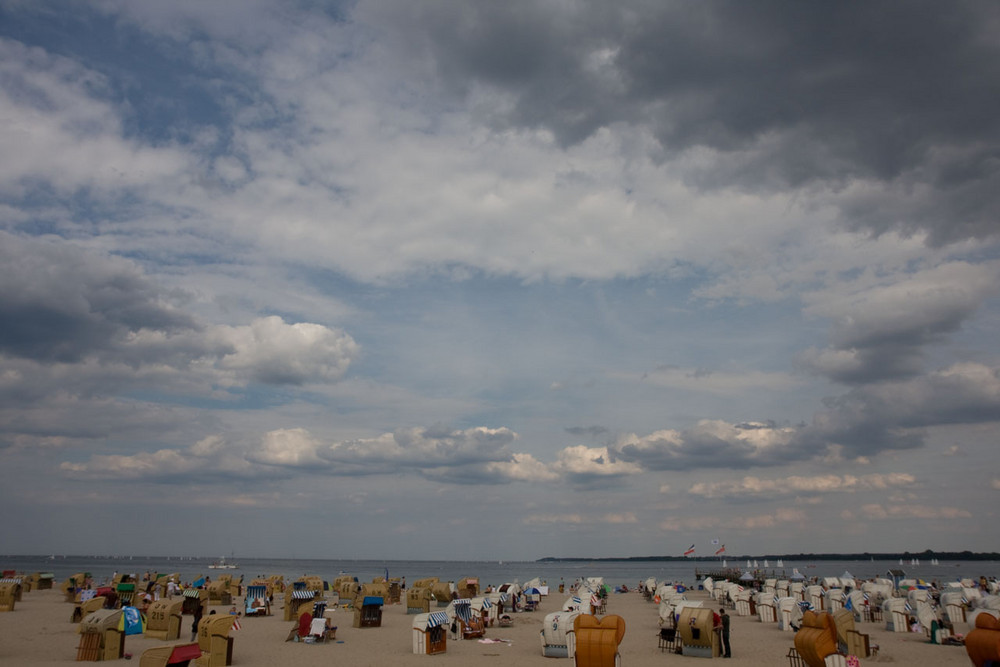 Travemünder Strand zur 120. Travemünder Woche :)