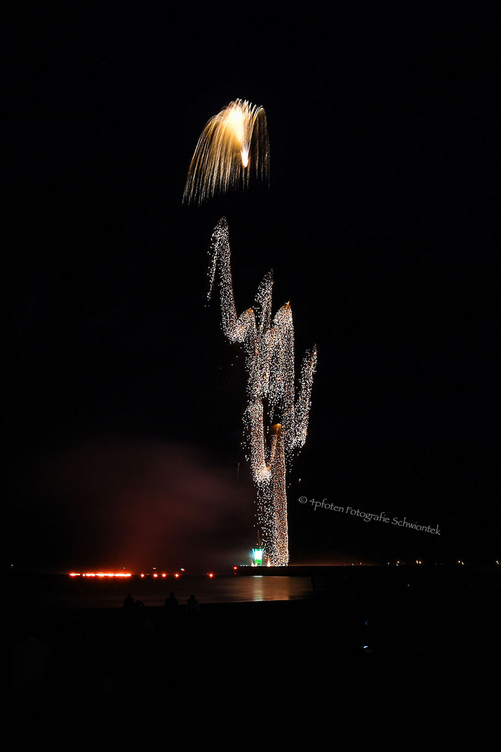 Travemünder Woche 2016 Abschluss Feuerwerk