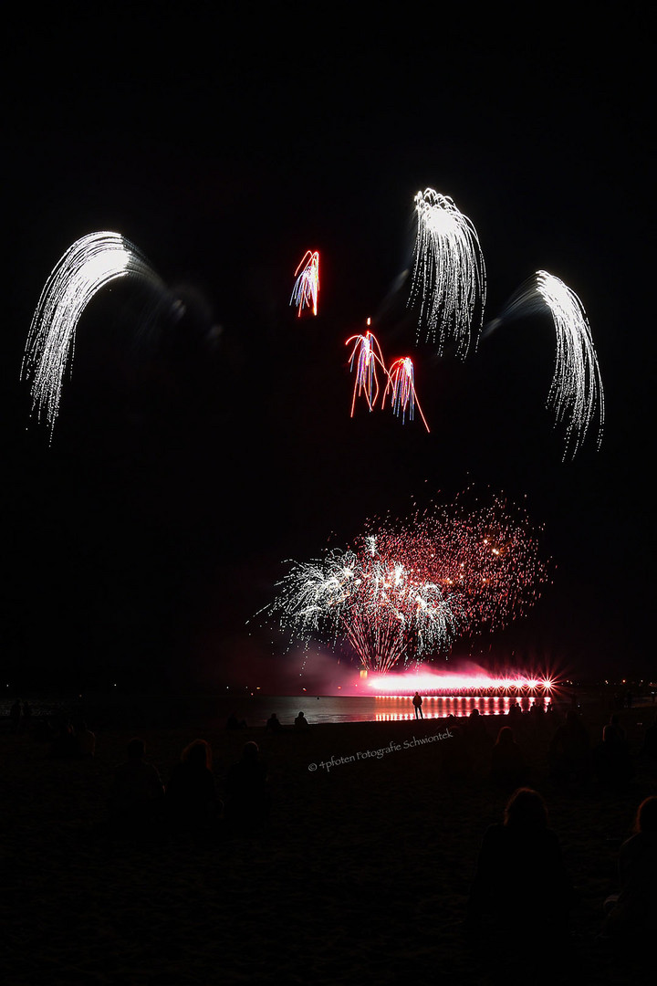 Travemünder Woche Abschluss Feuerwerk 2016