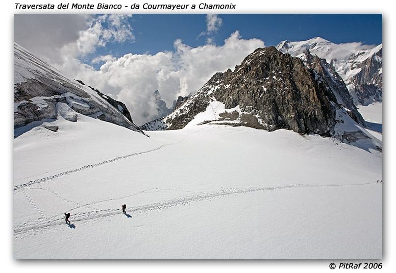 Traversata del Monte Bianco - da Courmayeur a Chamonix