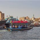 Traversée du Khor Dubaï en abra