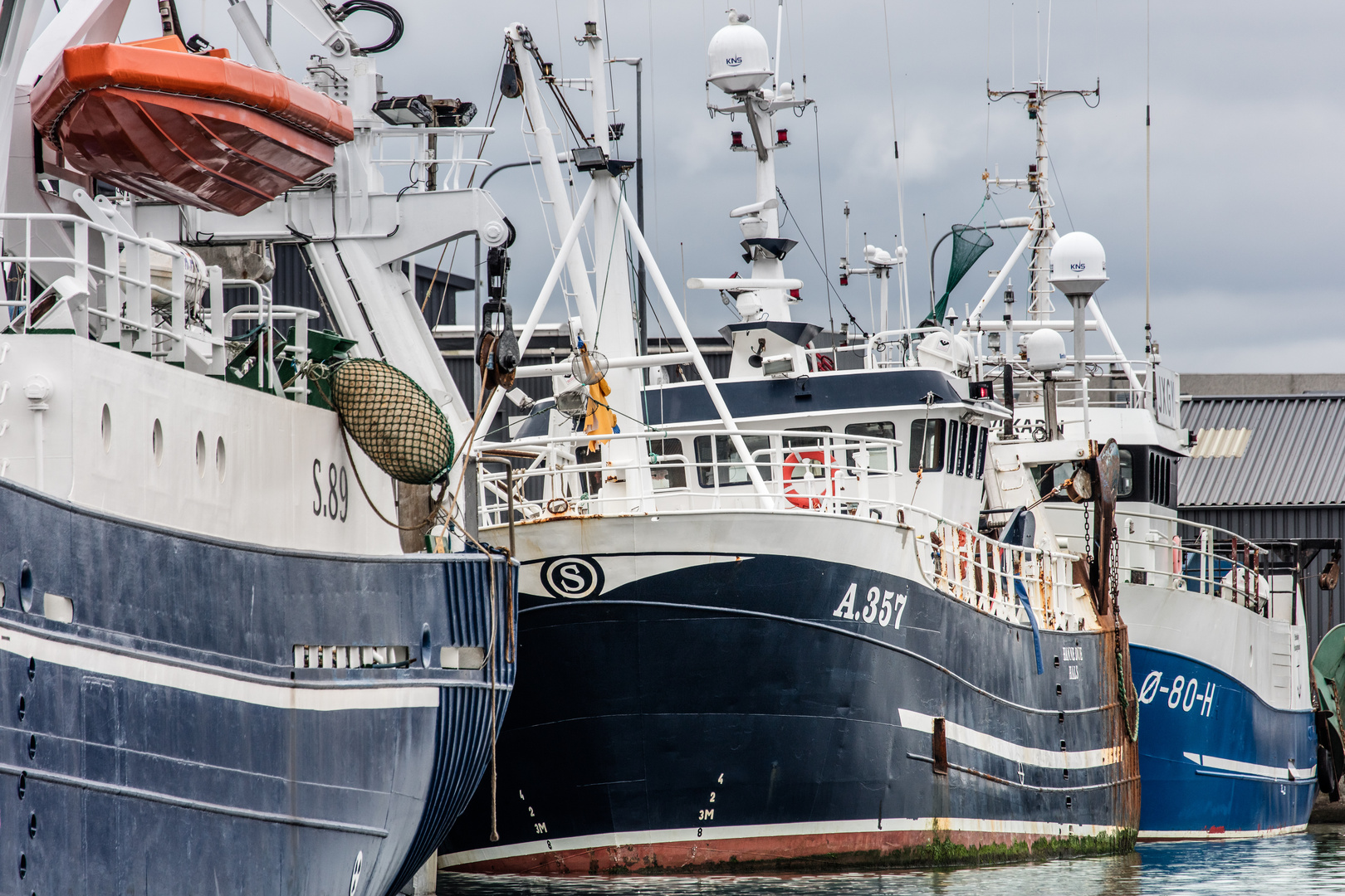 Trawler im Hafen von Skagen