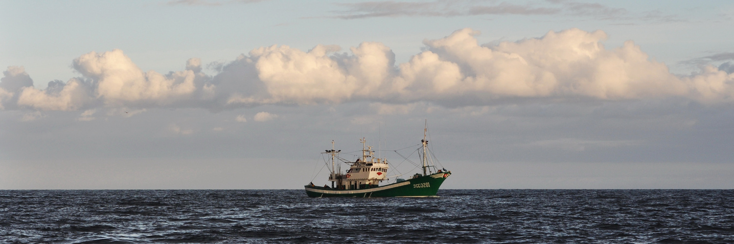 Trawler vor der Küste Gomera's