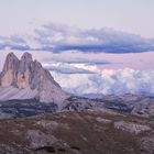 Tre Cime and Cloud