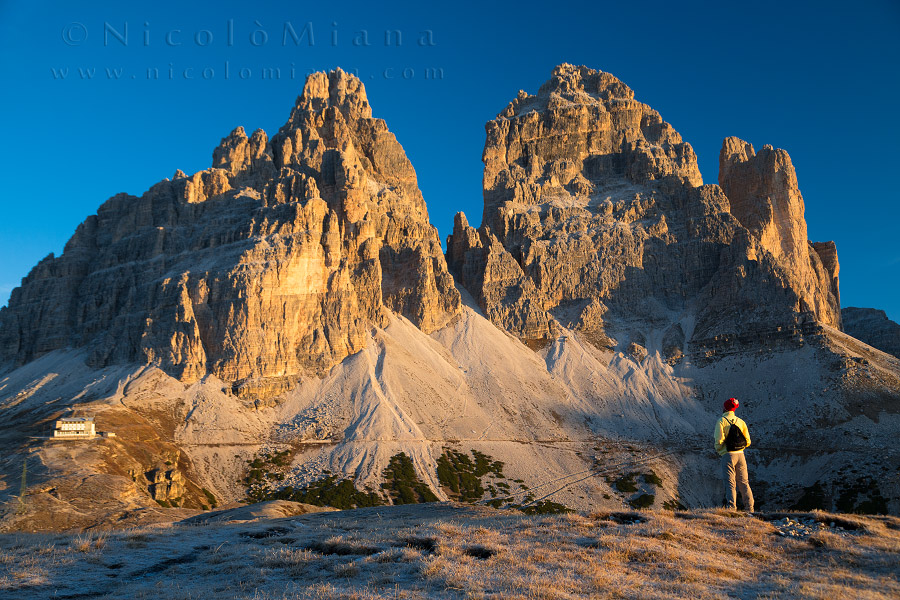Tre Cime di Lavaredo all'alba Foto Immagini paesaggi, montagna, drei zinnen Foto su
