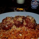 tre Polpette con Spaghetti