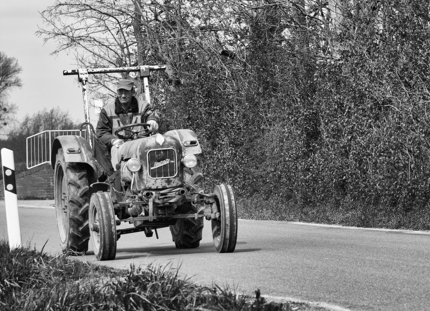 Treckerfahrt, alter Eicher