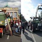 Treckerfahrt zum Brandenburger Tor