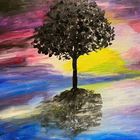 tree of hopes "acrylic painting", painted by me