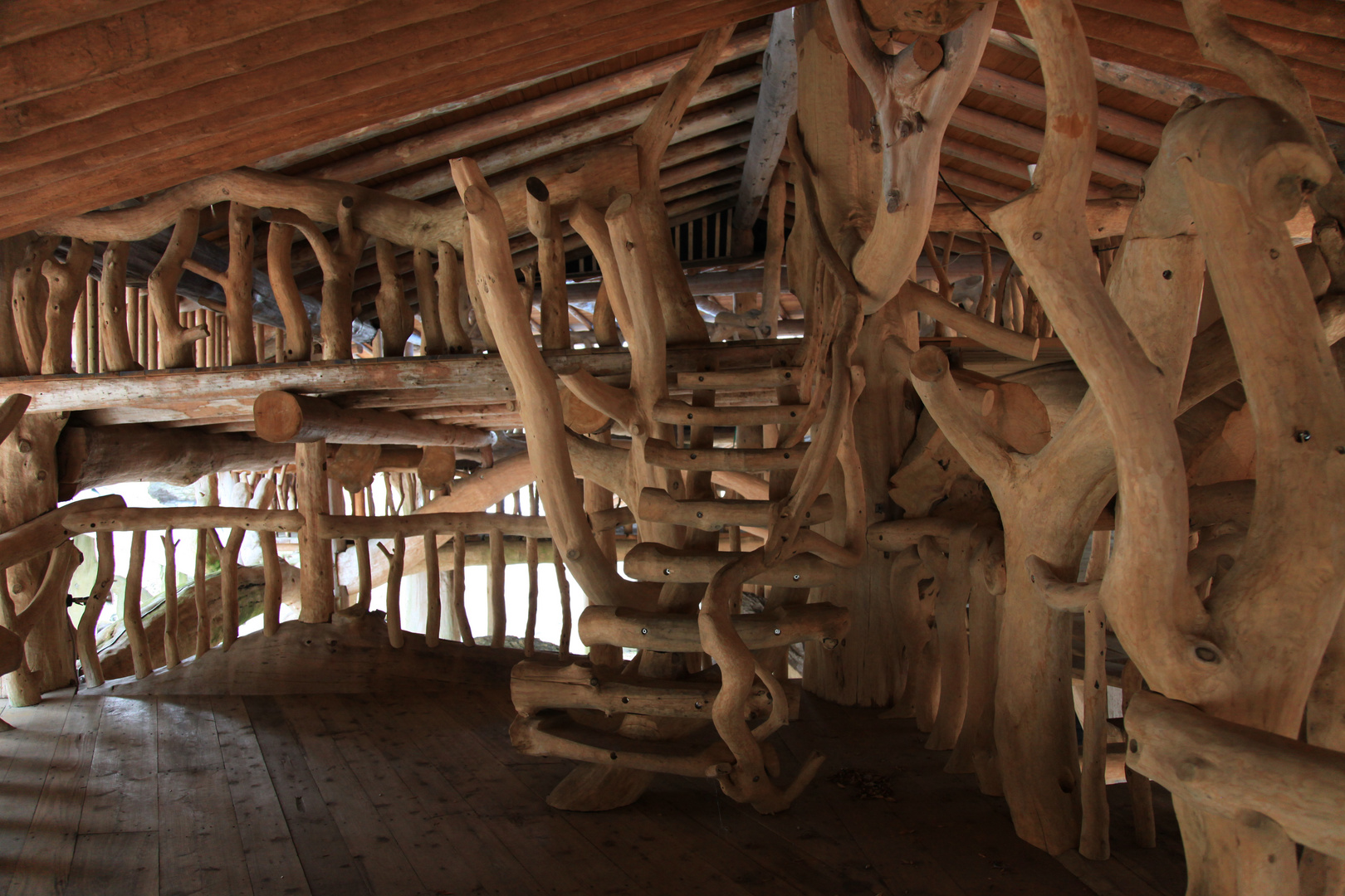 Treehouse beside Mt. Aso on Kyushu