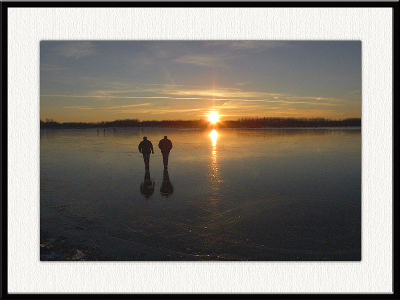 treffen auf dem see