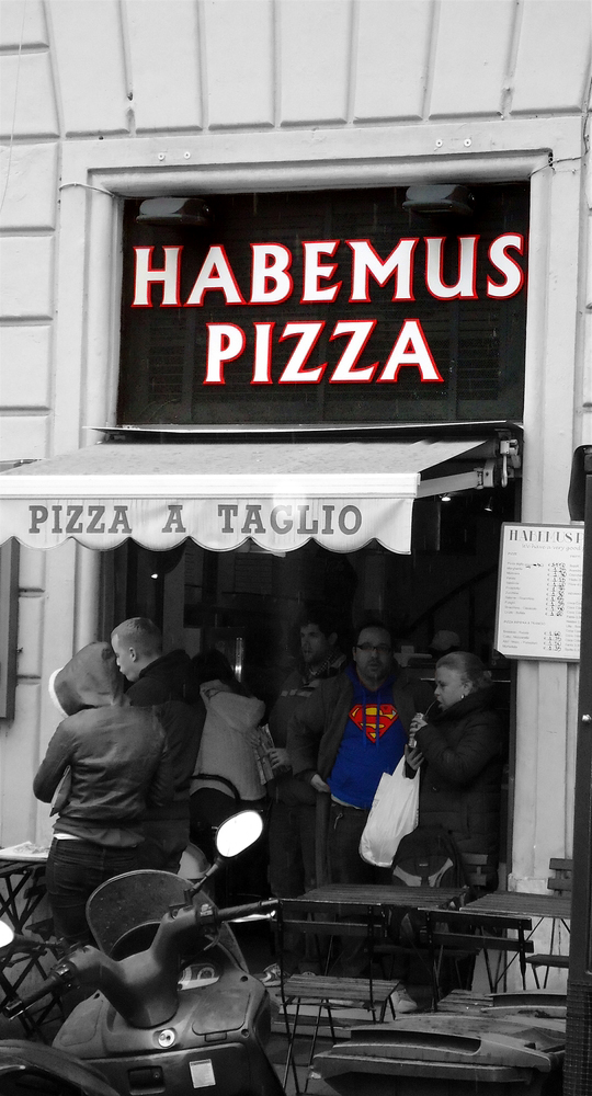 TREFFEN der PÄPSTE TEXT+FOTO HABEMUS PIZZA - MTF