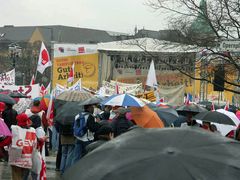 Treffen der Regenschirme