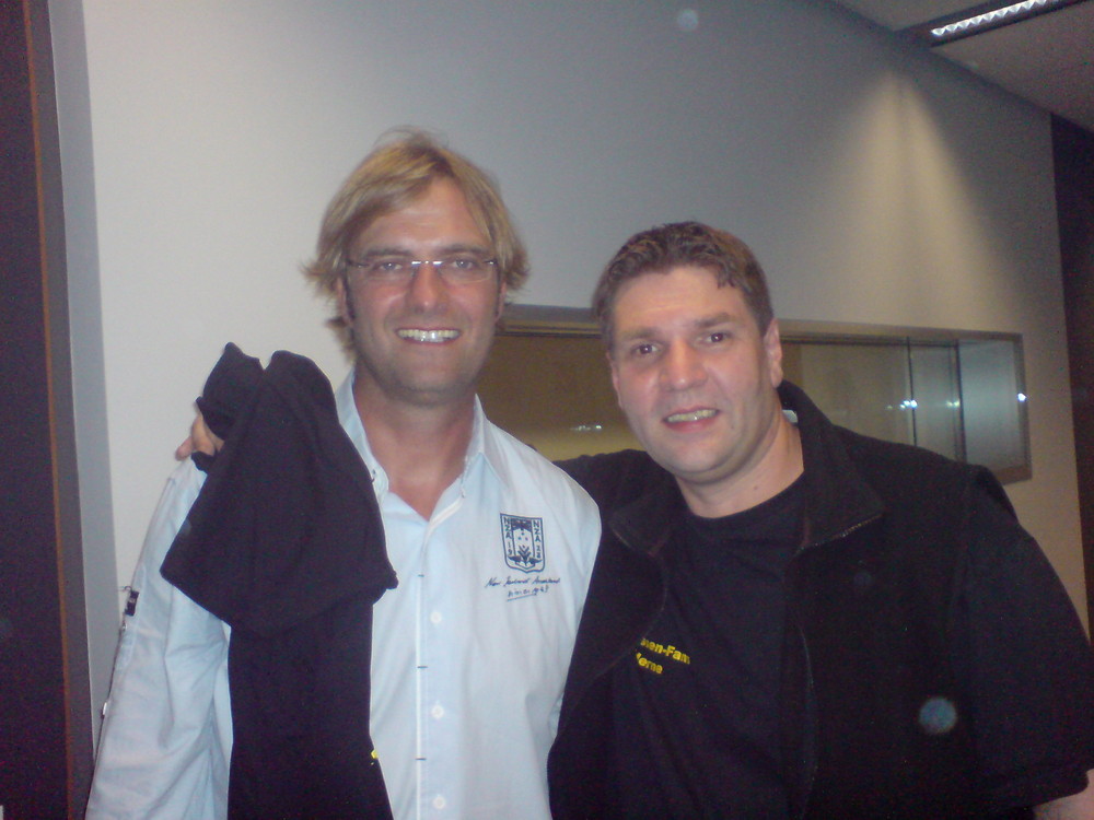 ..treffen mit Jürgen Klopp