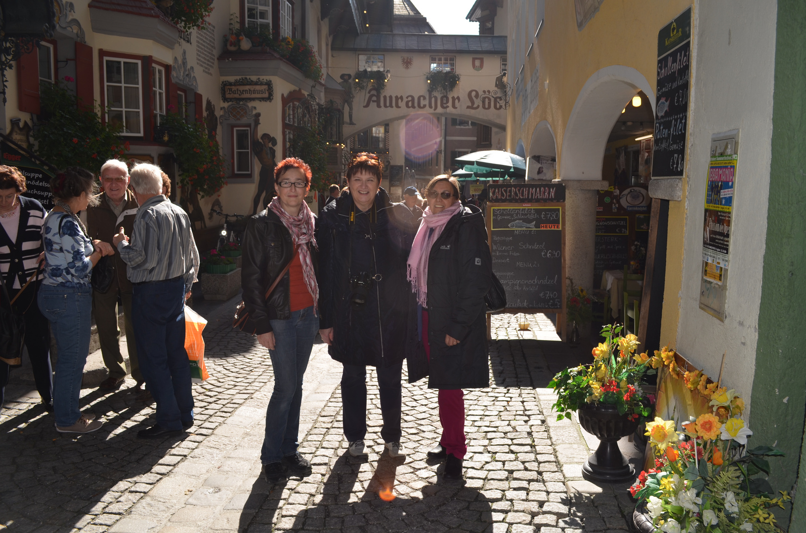 Treffen mit Rosi in der Altstadt in Kufstein