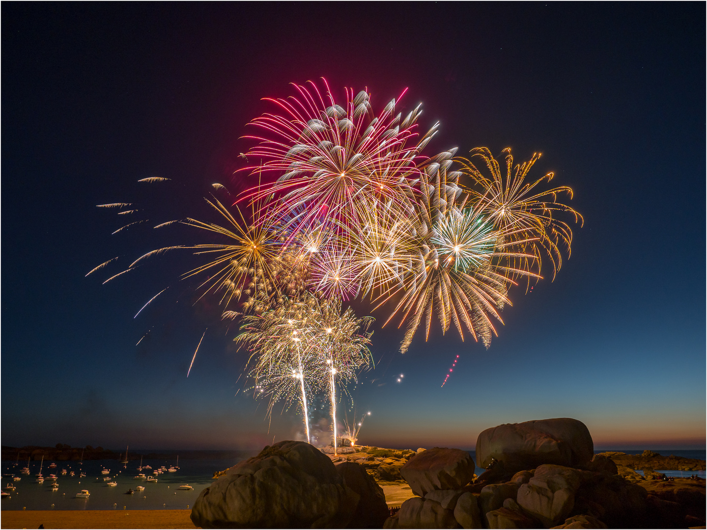 Tregastel Bretagne Nationalfeiertag 2019