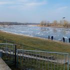 Treibeis auf der Elbe 