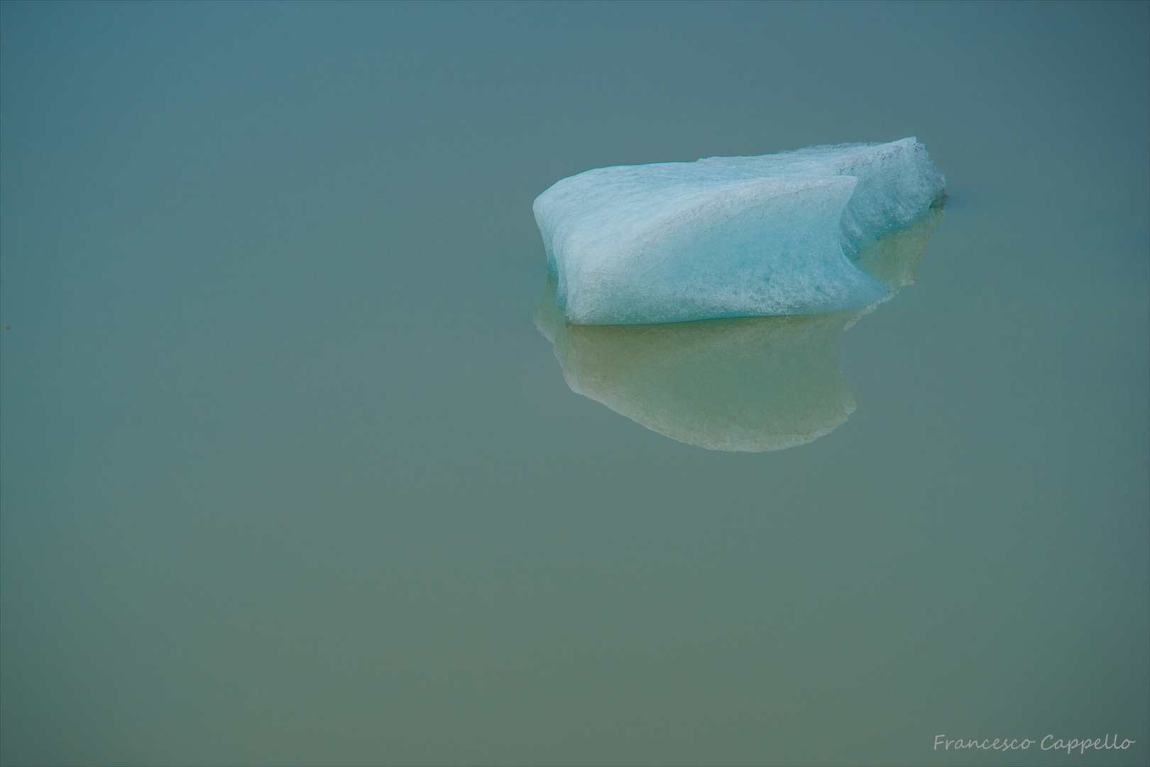 treibendes Eisstück