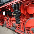 Treibräder der BR44 im Eisenbahnmuseum in Bochum Dahlhausen