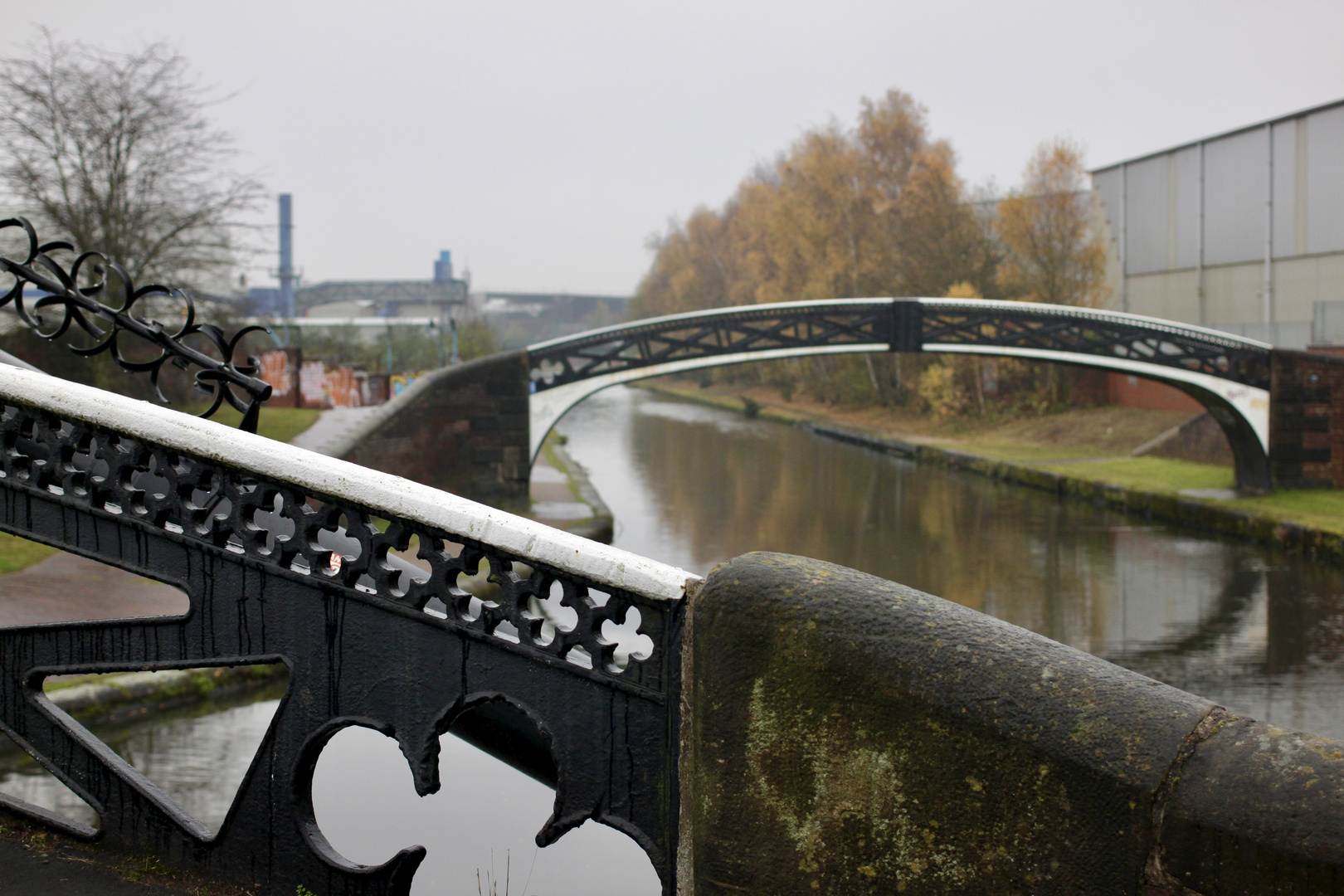 Treidelpfade I, Birmingham Canal. Smethwick. UK