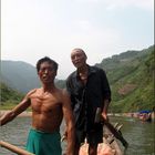 Treidler auf einem Yangze-Nebenfluss