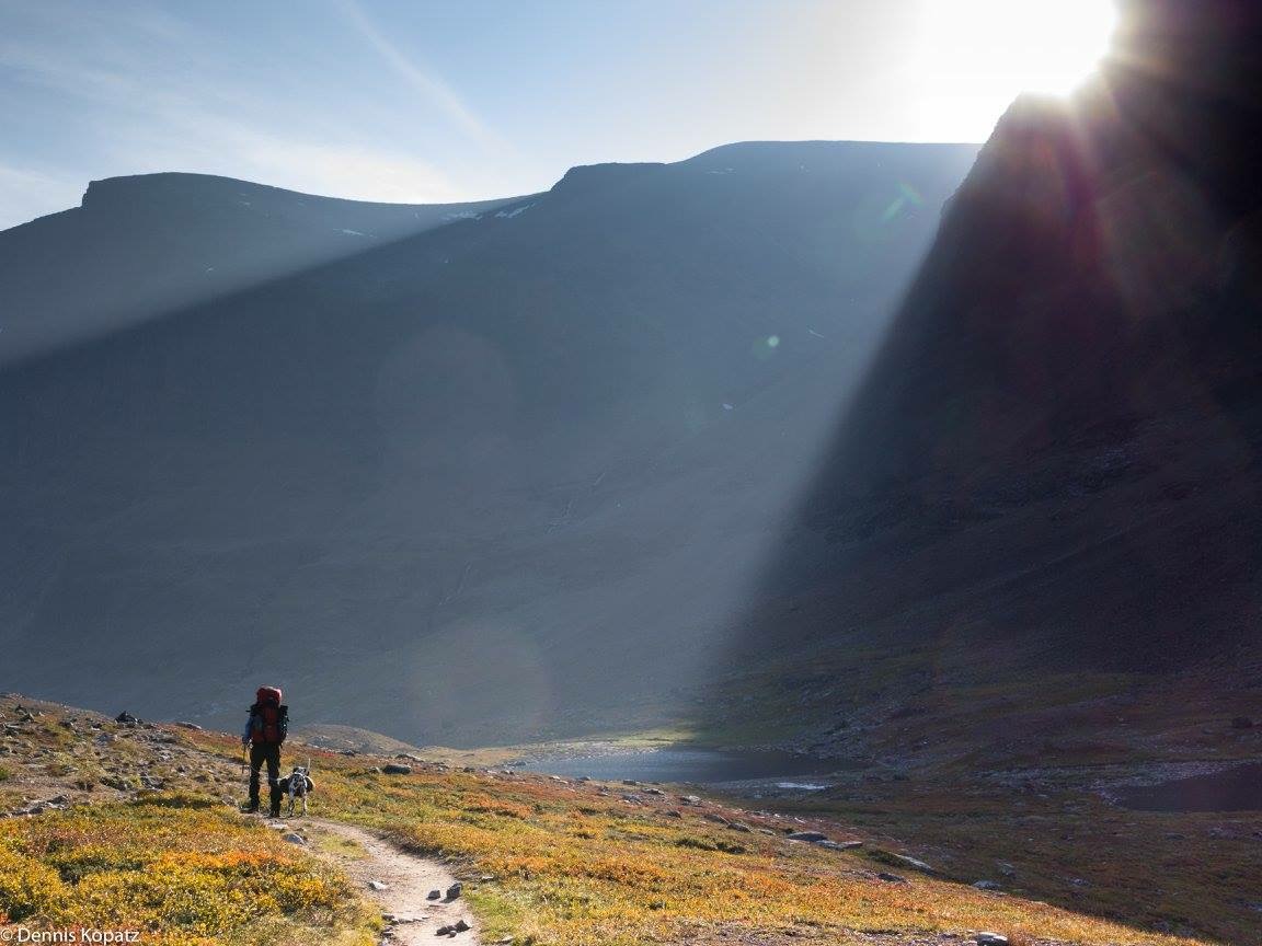 Trekking in Lappland