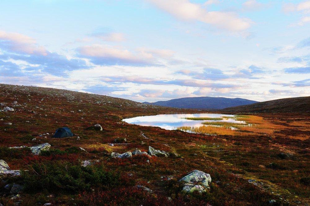 Trekking nahe dem Rogen Naturreservat