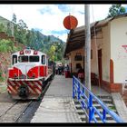 Tren Macho (1): Im Bahnhof von Acoria (3.170 m ü. NN)
