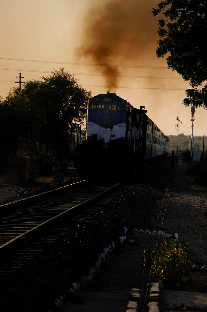 trenes de la India