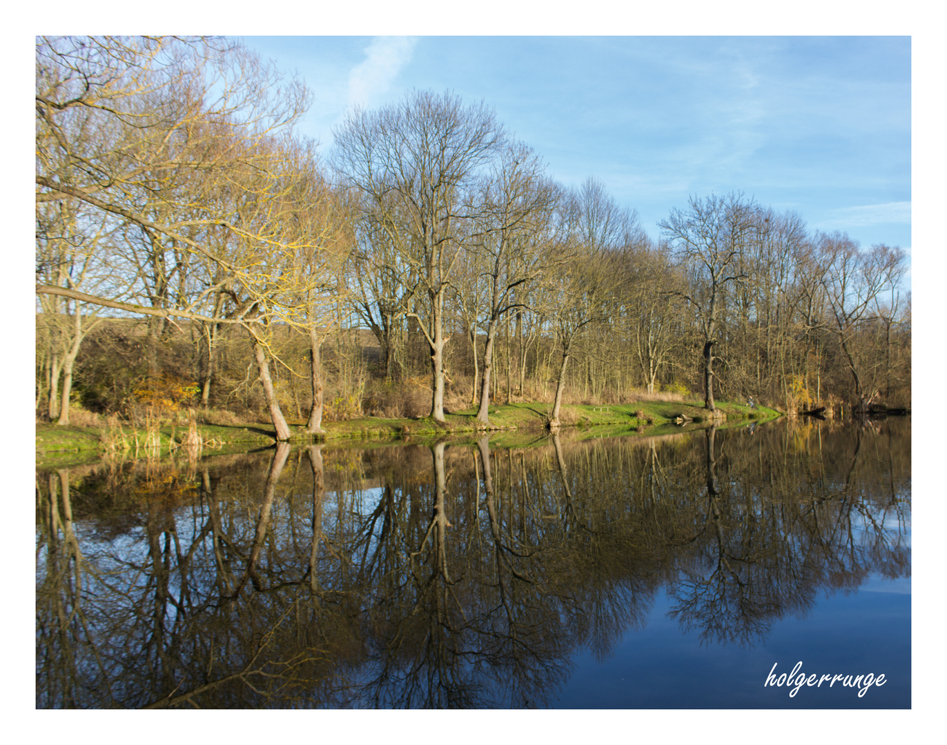 Trenkelhofer Teich im November