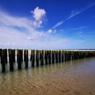 Trennung zwischen Himmel und Wasser