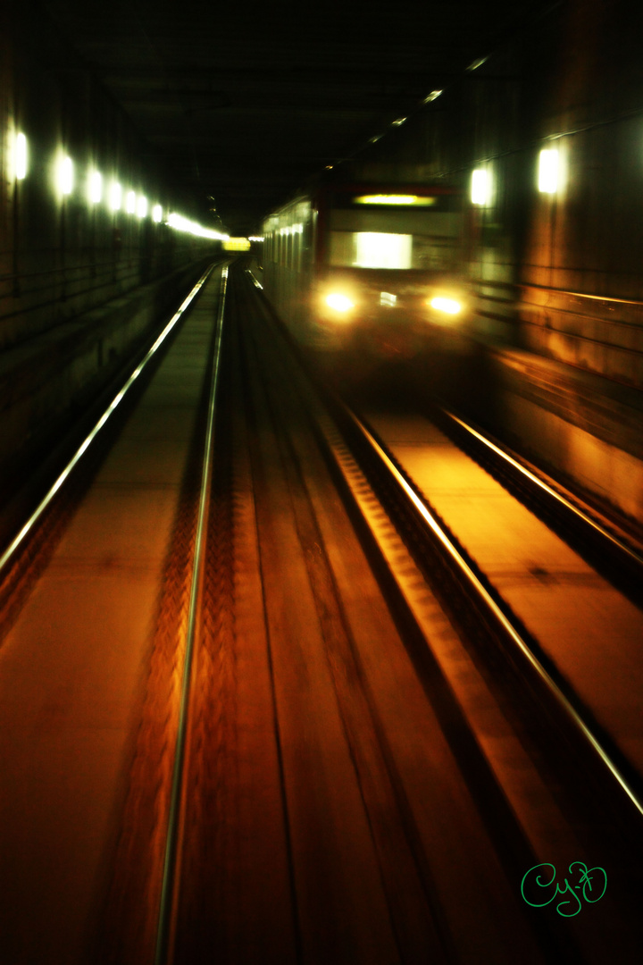 treno in corsa