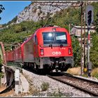 Treno Rca con 1216 143 + 2016 + treno Mav via Hodos per Koper Semir
