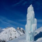 "Trepalle" - Fontana di Ghiaccio sul blu