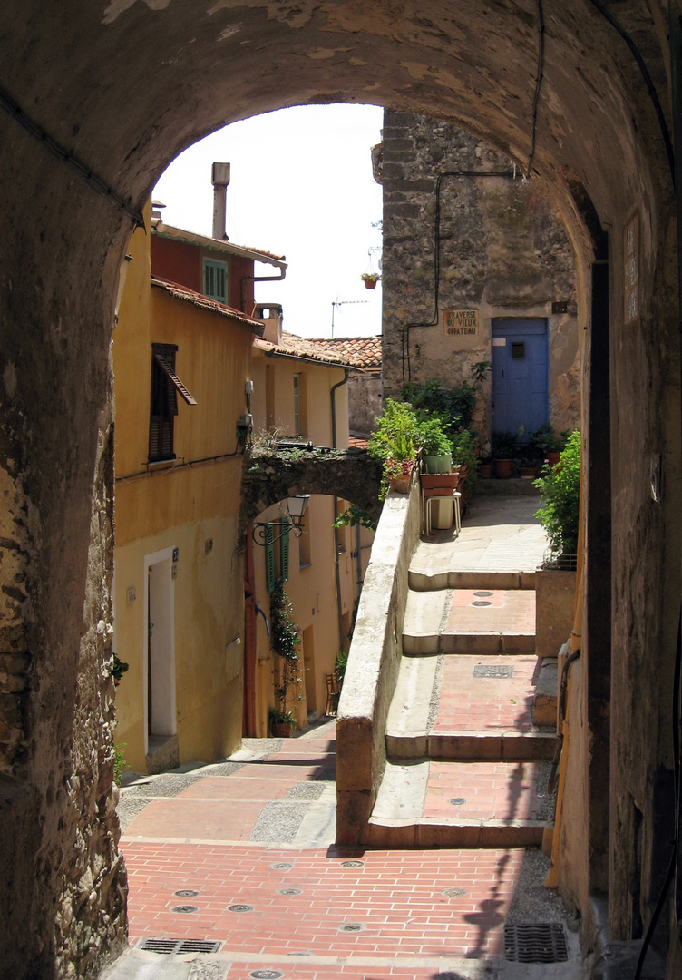 Trepp auf, Trepp ab in Menton; Hauptsache ...