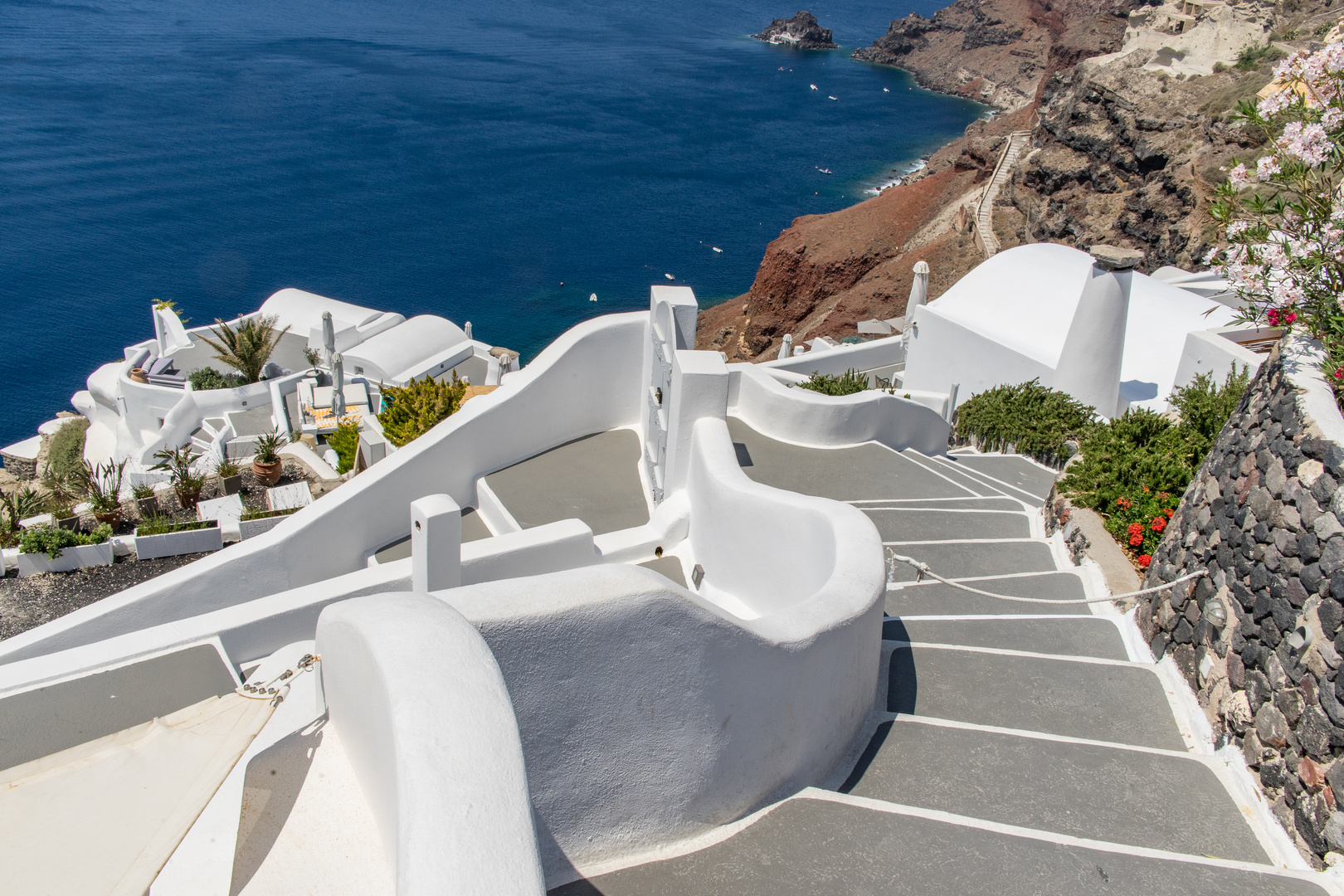 treppauf, treppab IV - Oia/Santorin