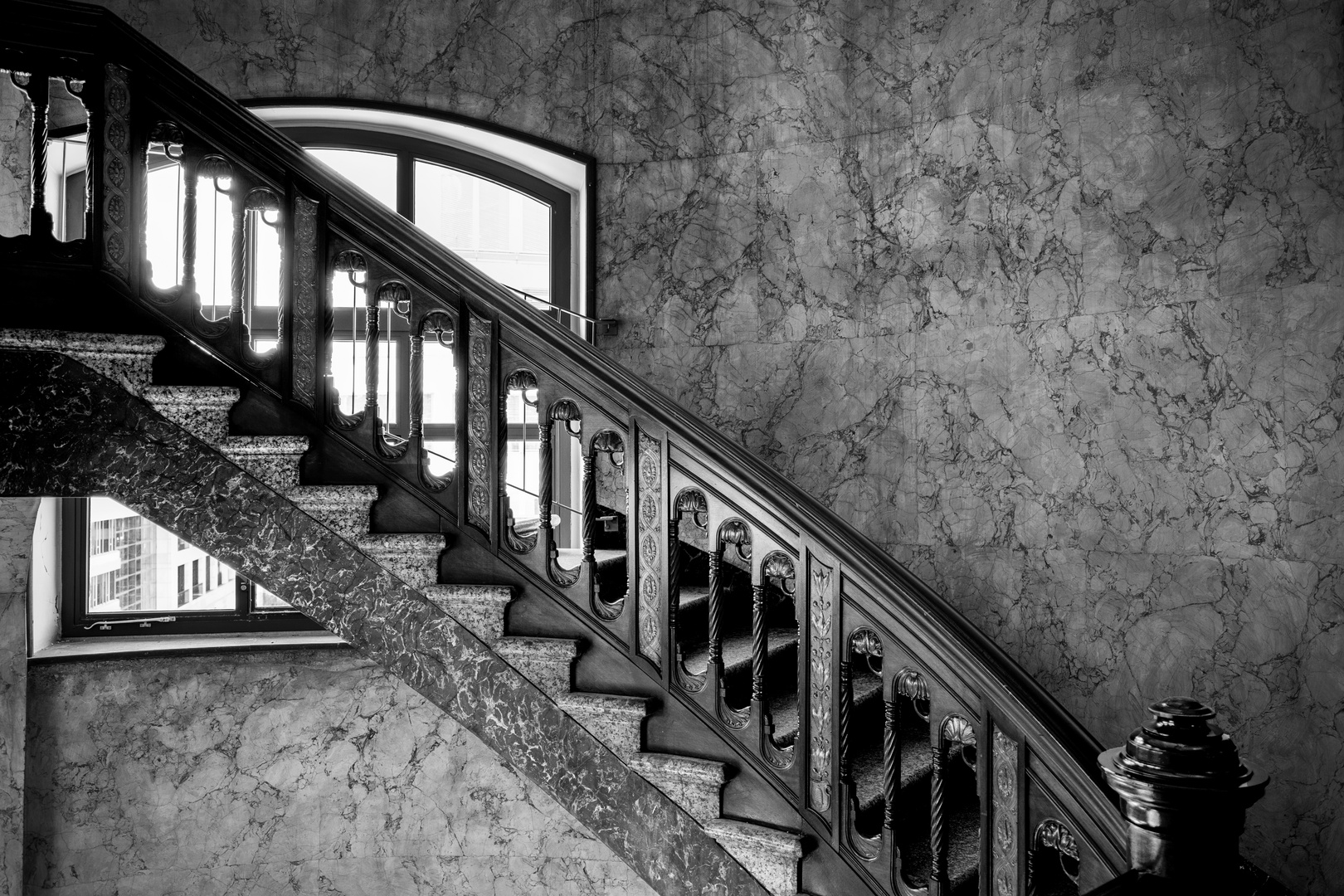 Treppe-2 Alstertor Nr. 1 sw