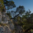 Treppe am Fels