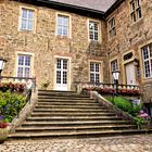 Treppe am Schloss bei Lembeck im Münsterland