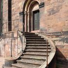 Treppe an der Südfassade des Wormser Doms