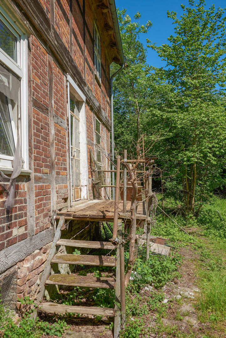 Treppe an der Zeetzer Mühle