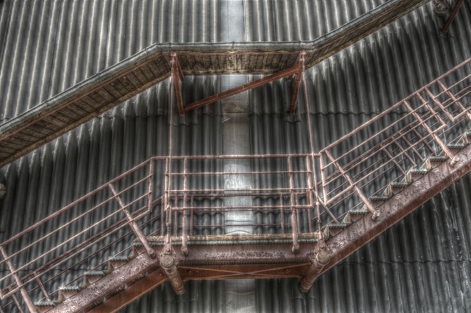 Treppe an Gebäude