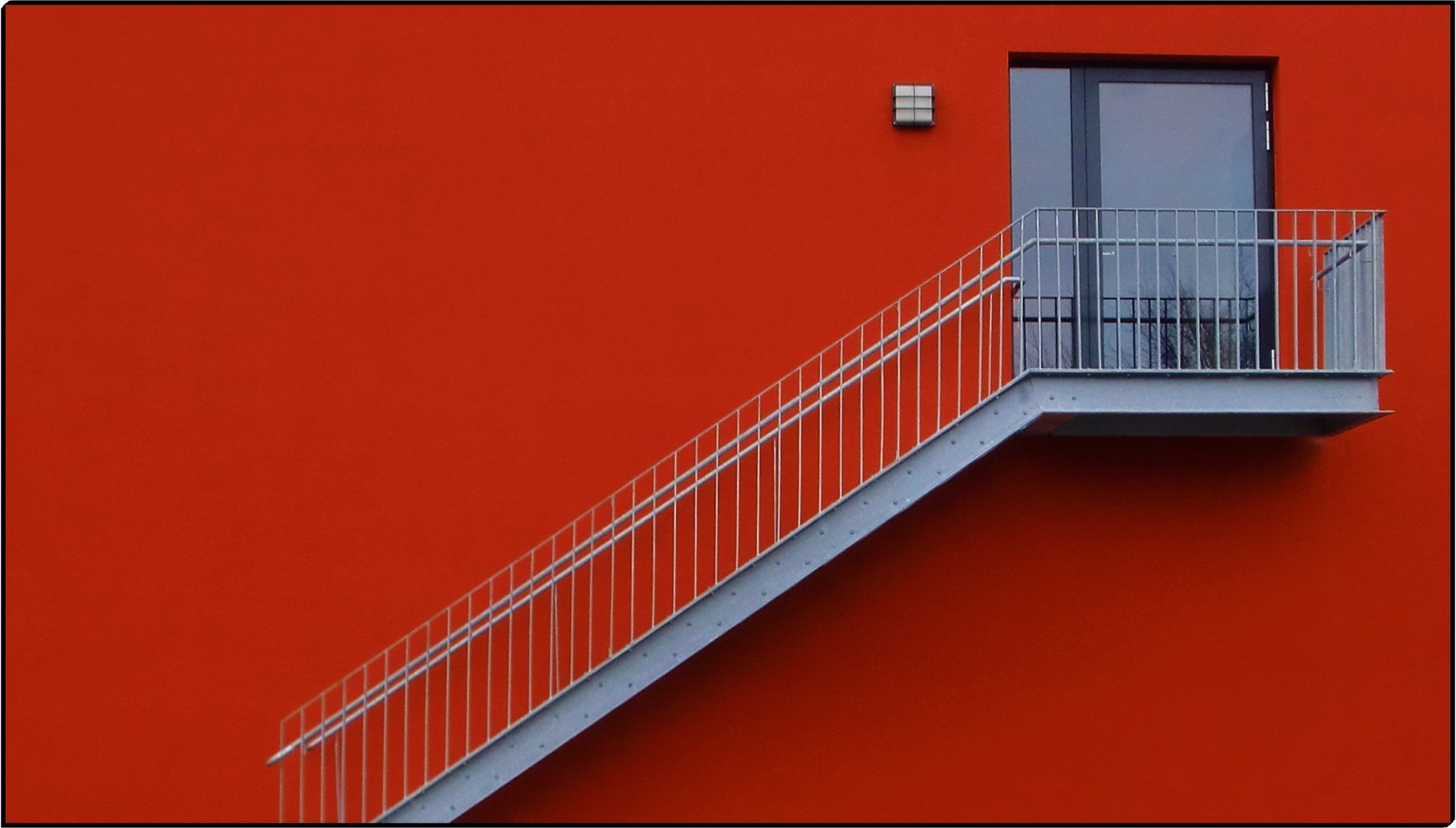 Treppe an Rote Wand