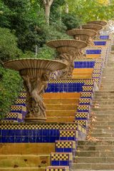 Treppe auf dem Montjuic - Barcelona