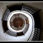 Treppe auf den Turm von Schloß Granitz auf Rügen