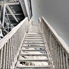 Treppe auf der Zugspitze