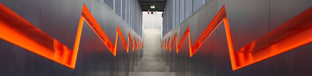 Treppe auf Zeche Zollverein