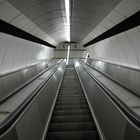 Treppe aus der U-Bahn in Wien