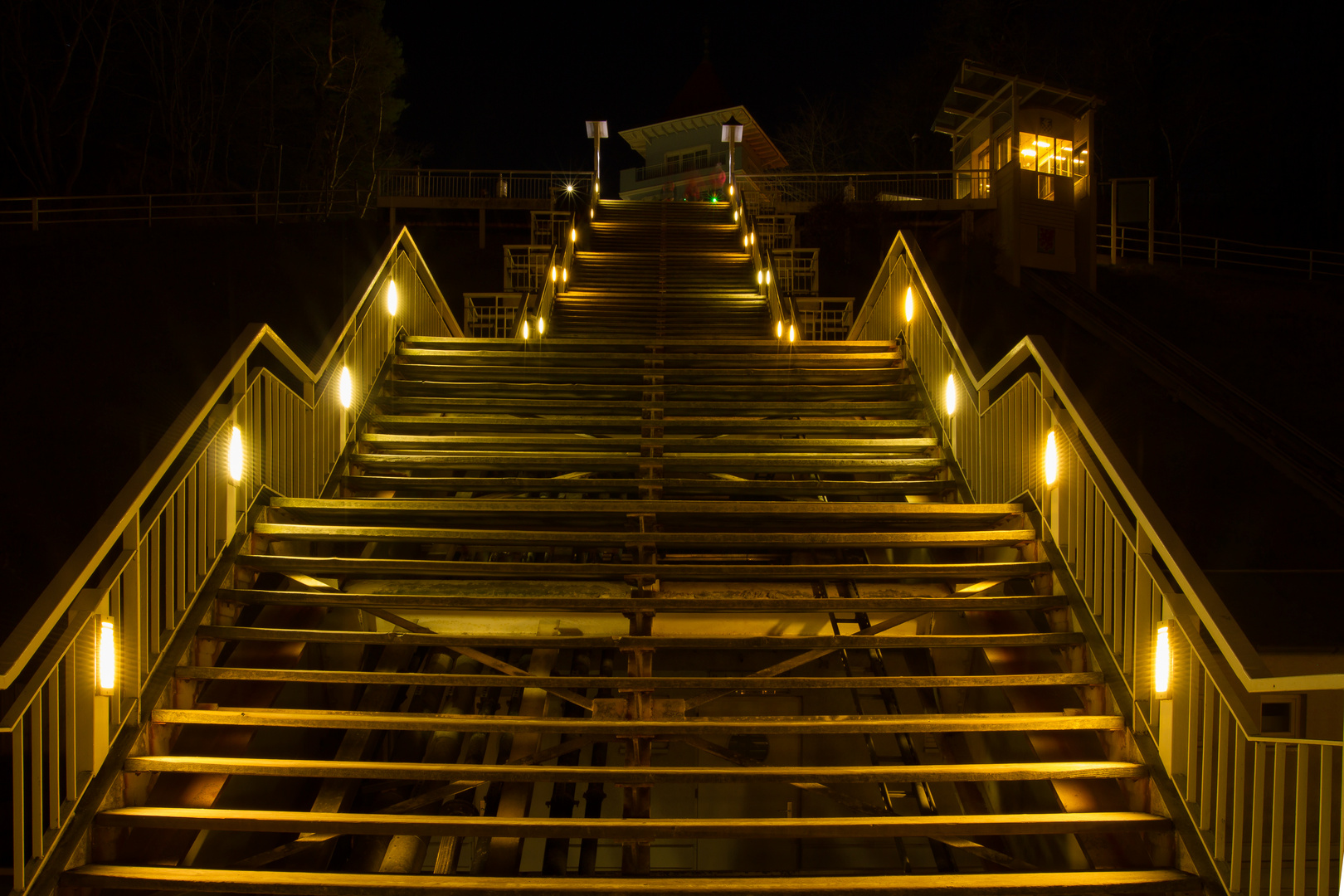 Treppe bei Nacht,Sellin